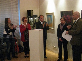 Od leve: Daniela Kocmut, Ivanka Gruber, Curt Schnecker, Maja Kocmut in Marjan Pungartnik